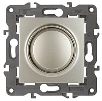 Светорегулятор поворото-нажимной без рамки Эра Elegance 5-400Вт шампань картинка